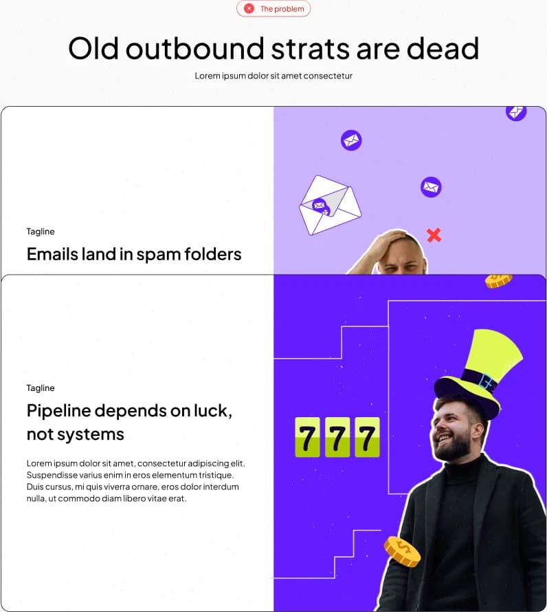 Problem section: old outbound strategies are dead