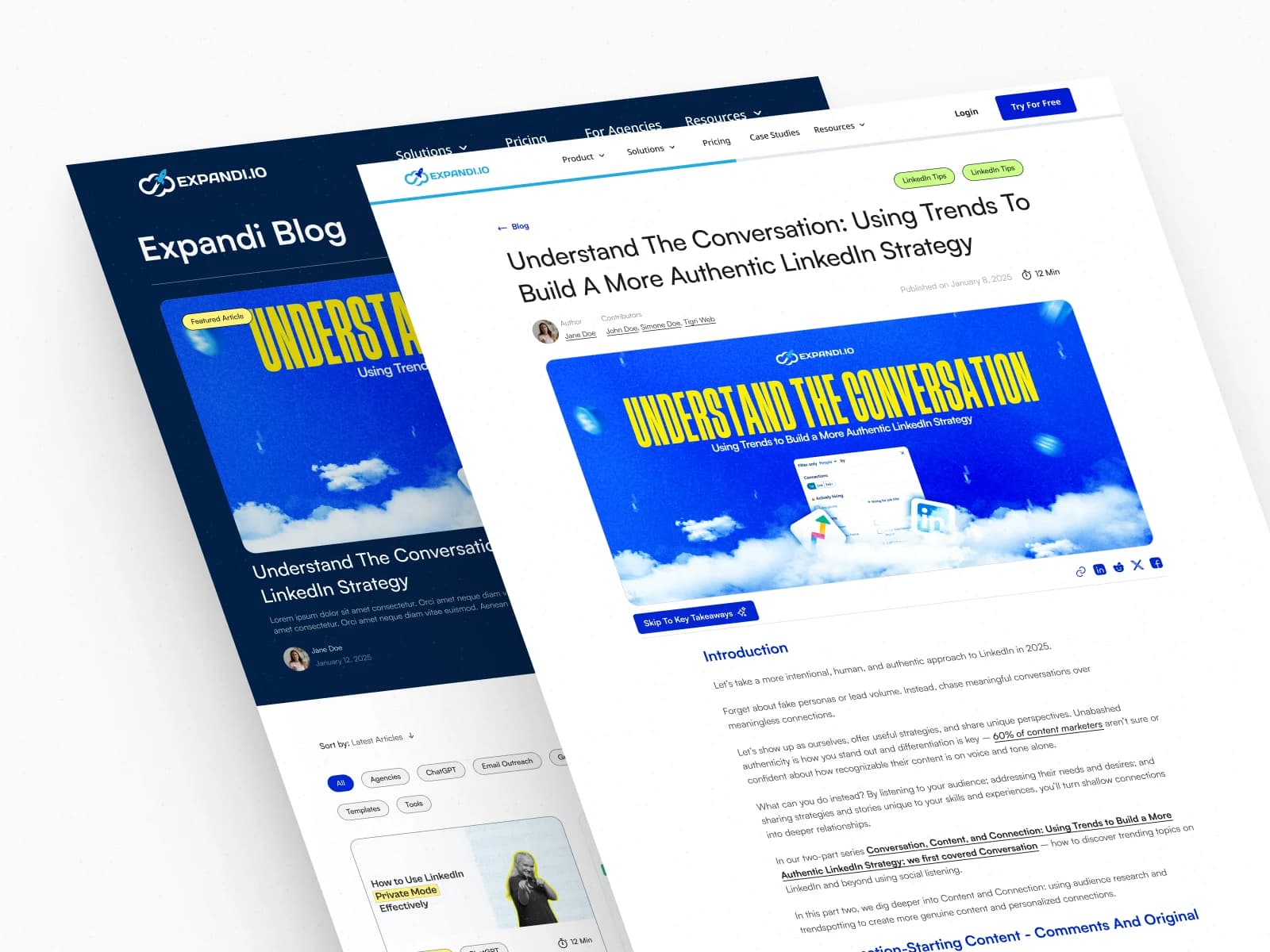 Blog redesign