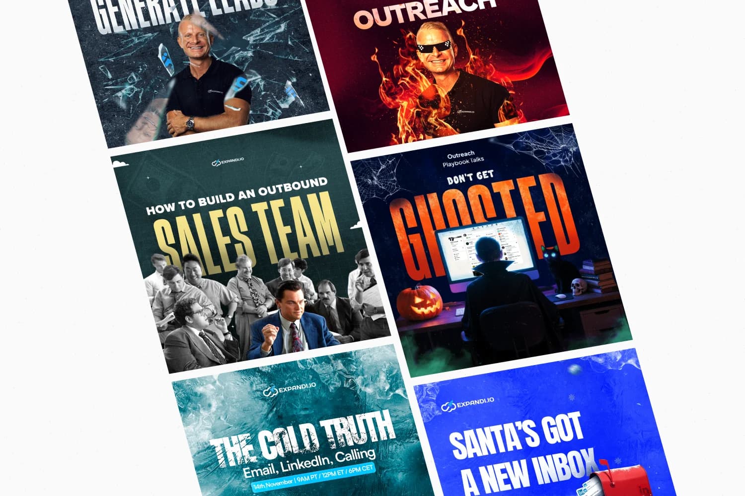 Covers for the outreach playbook series