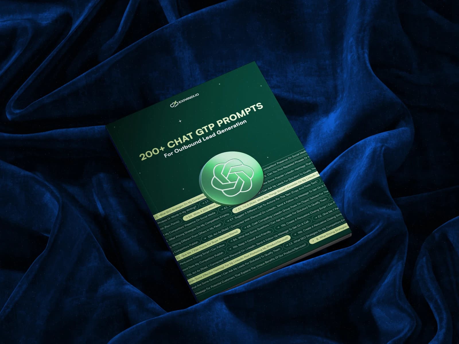 Ebook cover: 200+ ChatGPT prompts for outbound lead generation